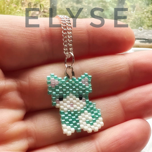 Elyse kitty cat necklace