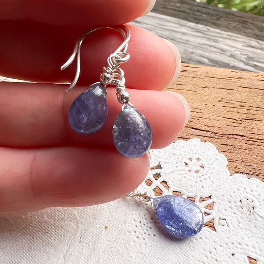 Tanzanite earring and necklace set