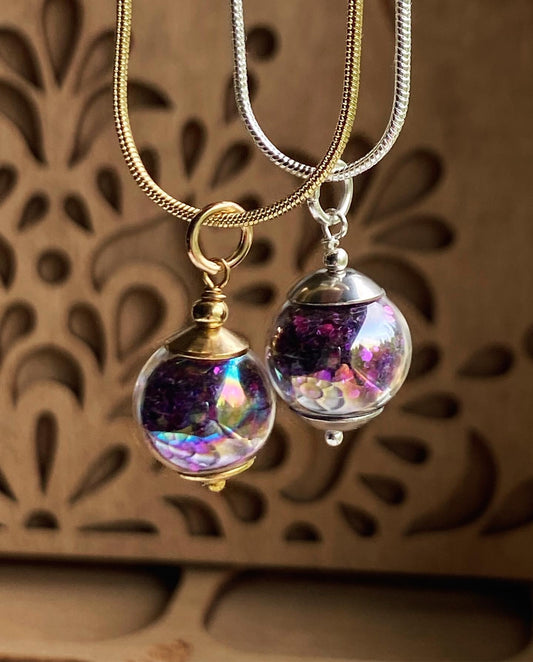 The Glitter Globe Pendant necklace - Glitter4Good