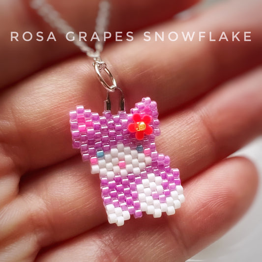 Rosa Grapes Snowflake kitty (pendant only)