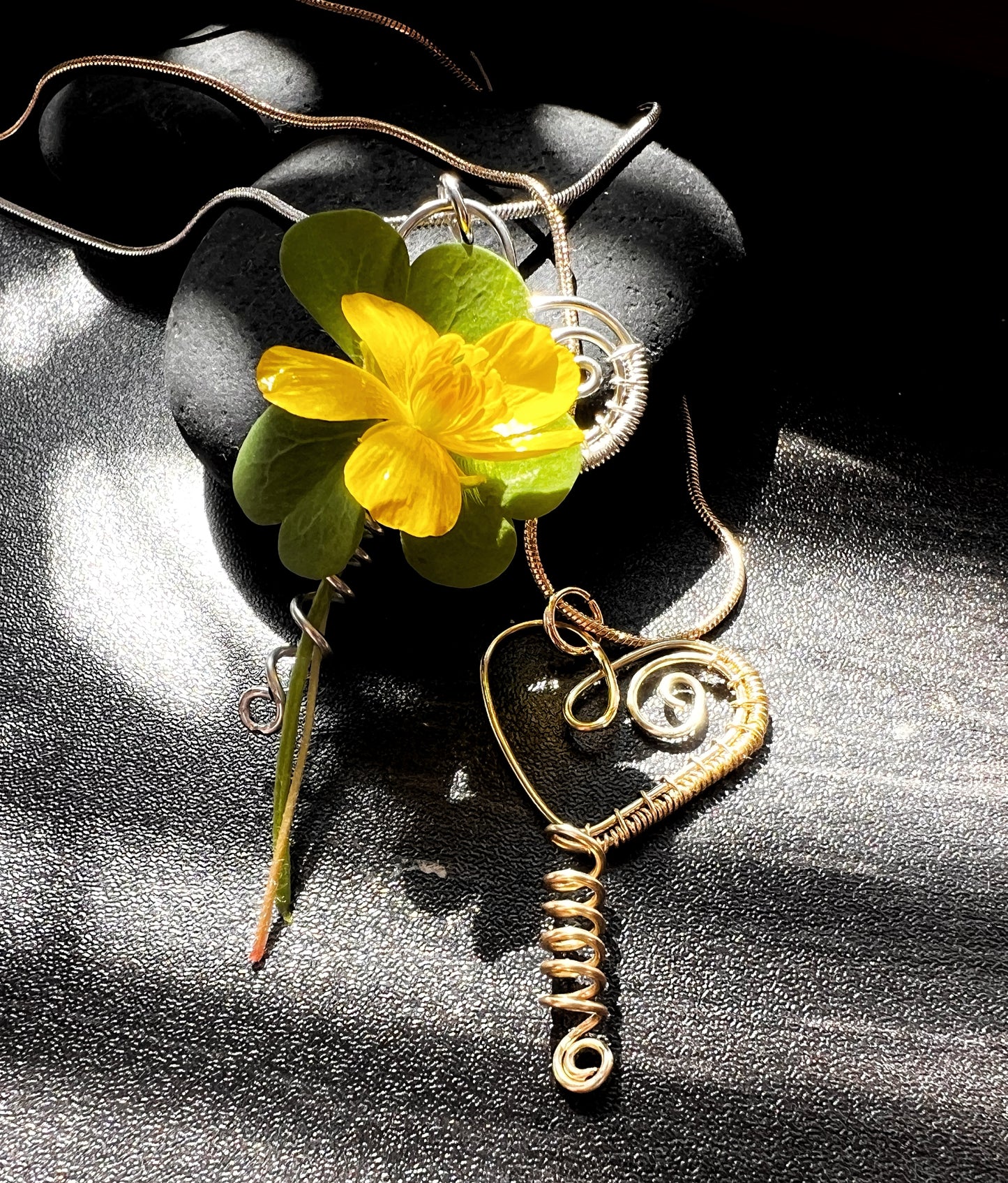 Wildflower lovers necklace