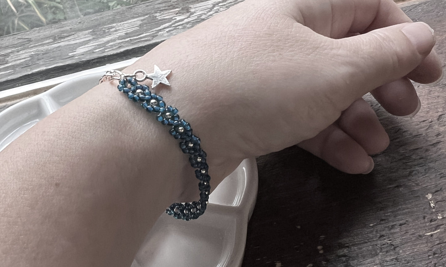 Mermaid blue bracelet