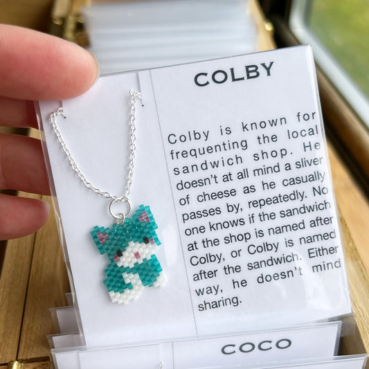 Colby kitty cat necklace