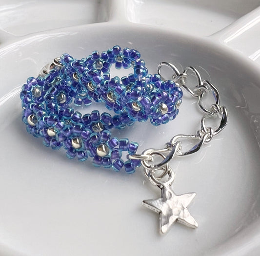 Mermaid blue bracelet