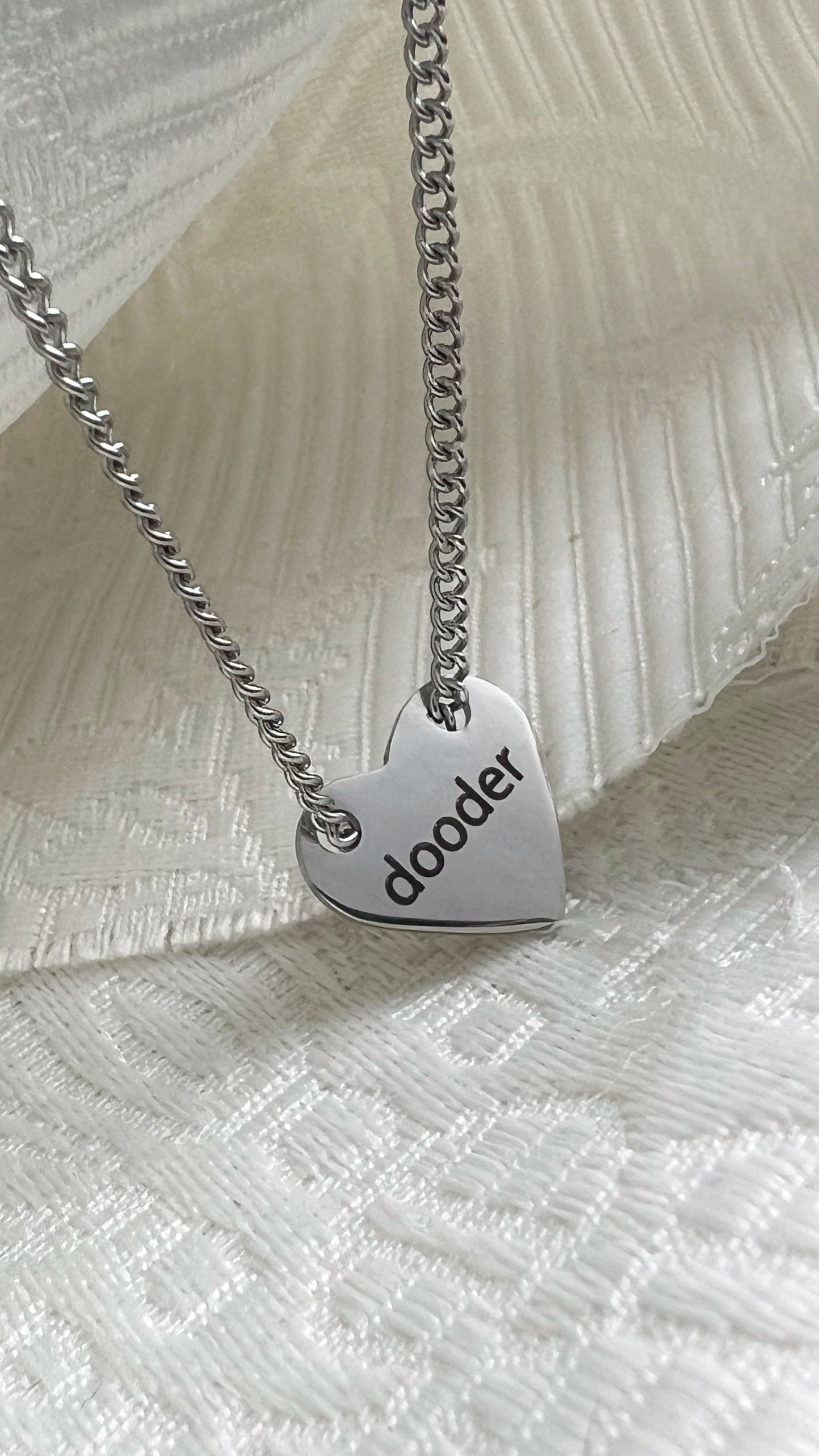 Dooder Heart Necklace -Glitter4Good