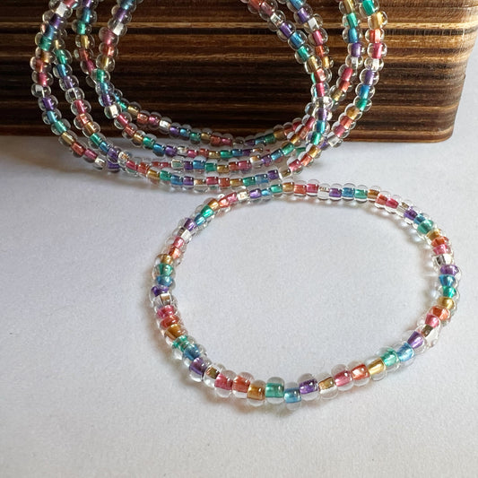 Glass Rainbow bracelet
