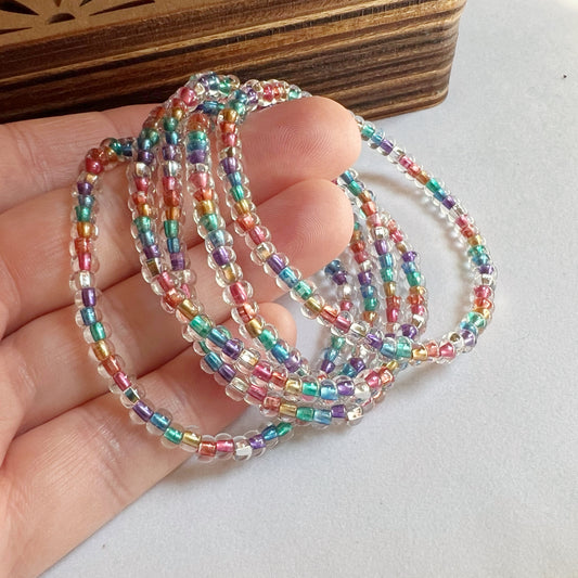 Glass Rainbow bracelet