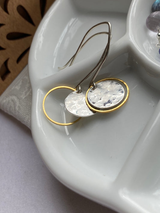 Full Moon Earrings. The Celestial Collection.