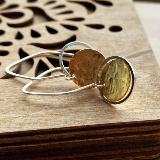 Sunspot Earrings. The Celestial Collection.
