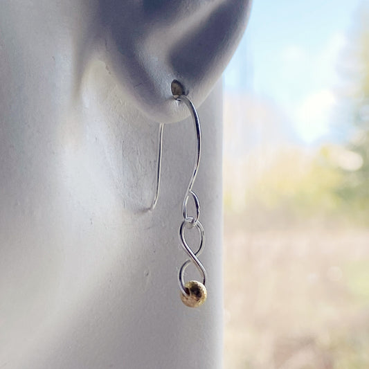 Infinity Earrings. The Celestial Collection.