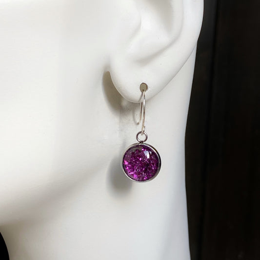 The Bethanine Earrings. Sterling silver or brass hooks. - Glitter4Good