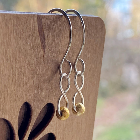 Infinity Earrings. The Celestial Collection.