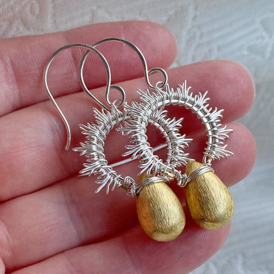 Sun Drop Earrings. The Celestial Collection.