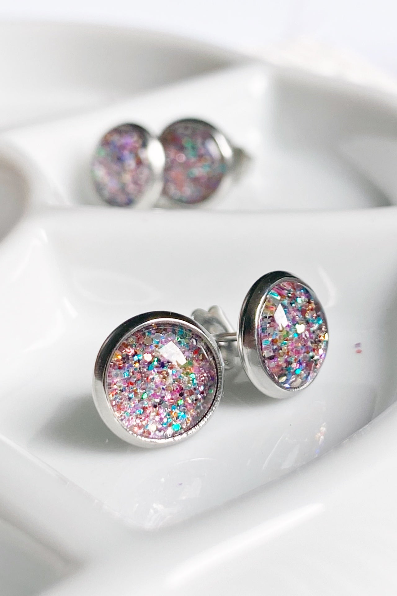 Surgical steel hotsell unicorn earrings
