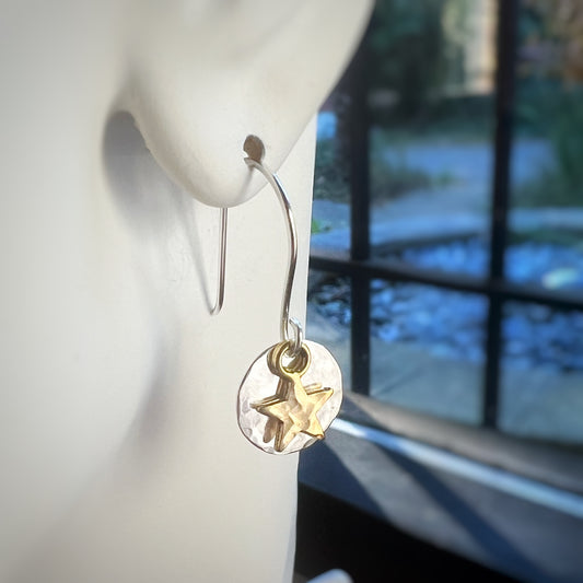 Moonlight Star Earrings. The Celestial Collection.