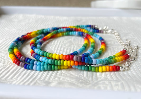 Frosty Rainbow Necklace