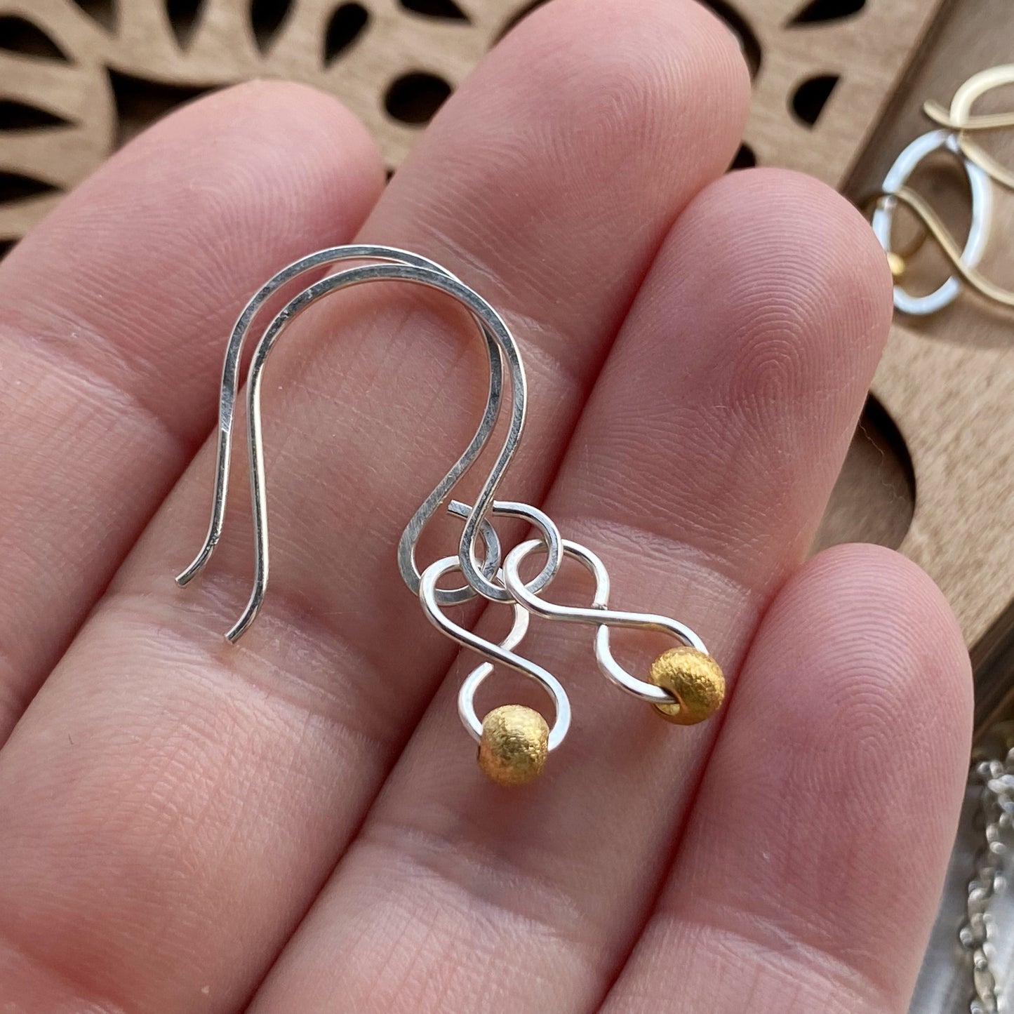 Infinity Earrings. The Celestial Collection.