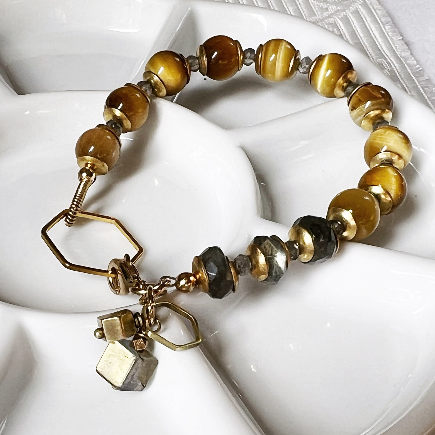 HoneyBead - Golden Honey Gemstone Bracelet