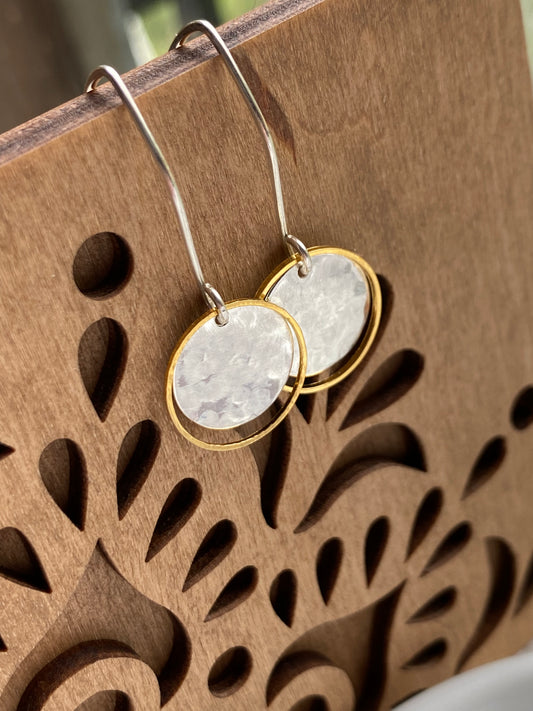 Full Moon Earrings. The Celestial Collection.