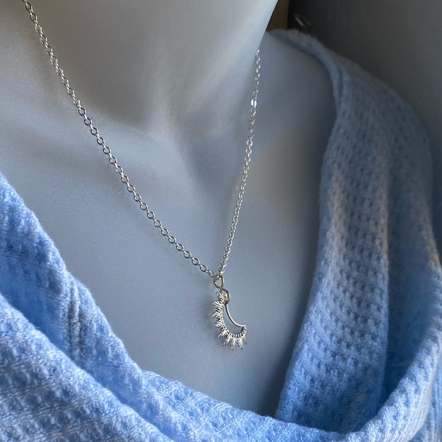 Crescent Necklace. The Celestial Collection.