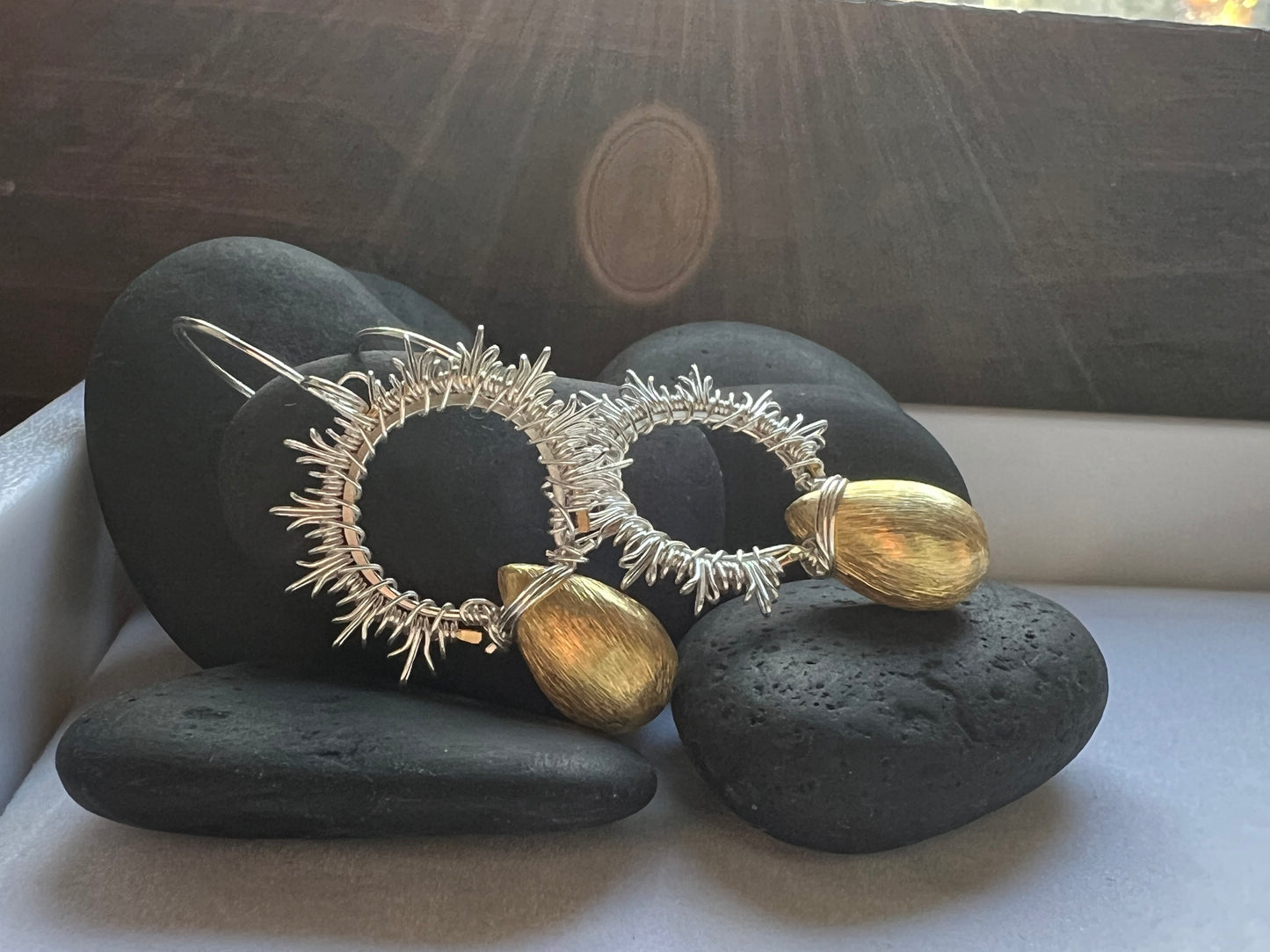 Sun Drop Earrings. The Celestial Collection.