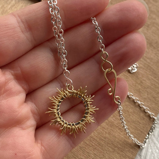 Sola Necklace.  The Celestial Collection.
