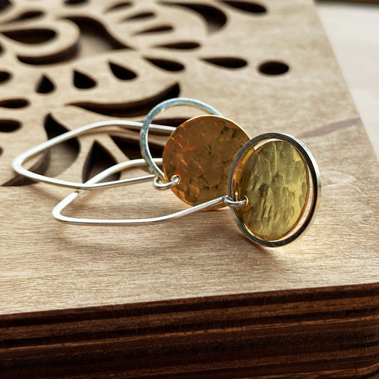 Sunspot Earrings.  The Celestial Collection.