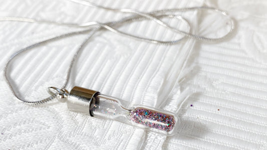 The Optimistic Hourglass Necklace - Glitter4Good