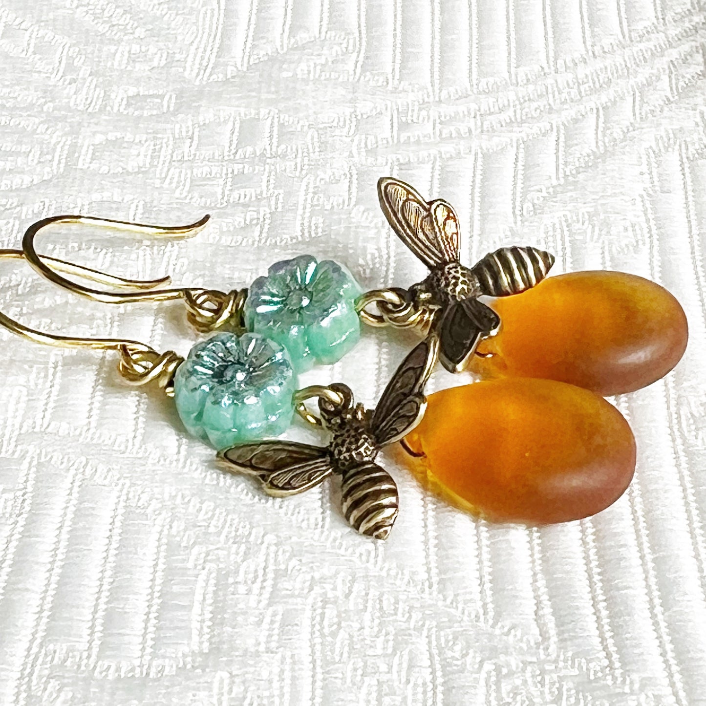 Honeybead - Sweet as Honey Earrings