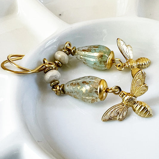 HoneyBead - Meant to Bee Earrings