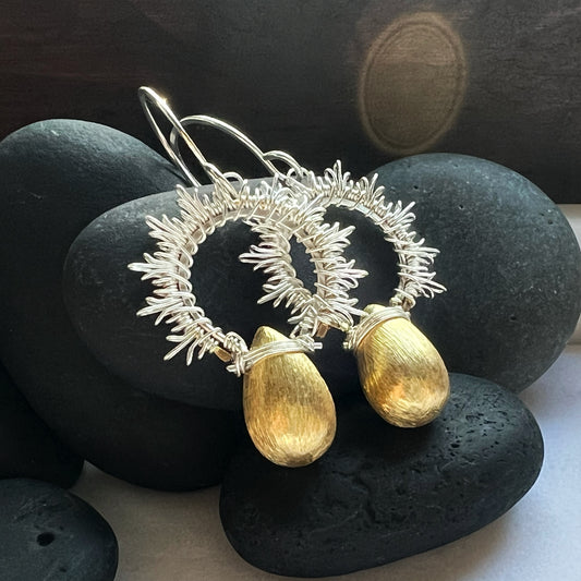 Sun Drop Earrings.  The Celestial Collection.