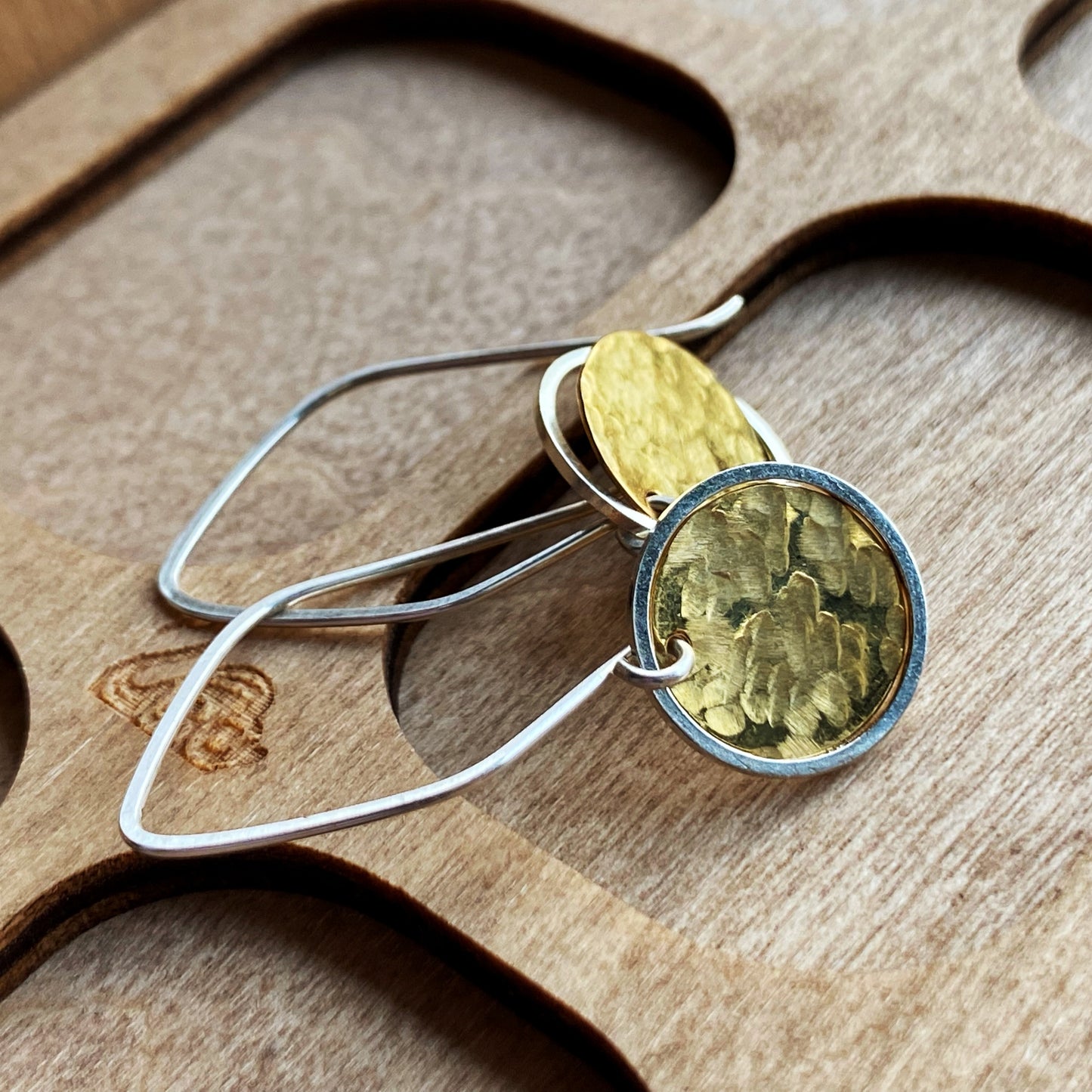 Sunspot Earrings.  The Celestial Collection.