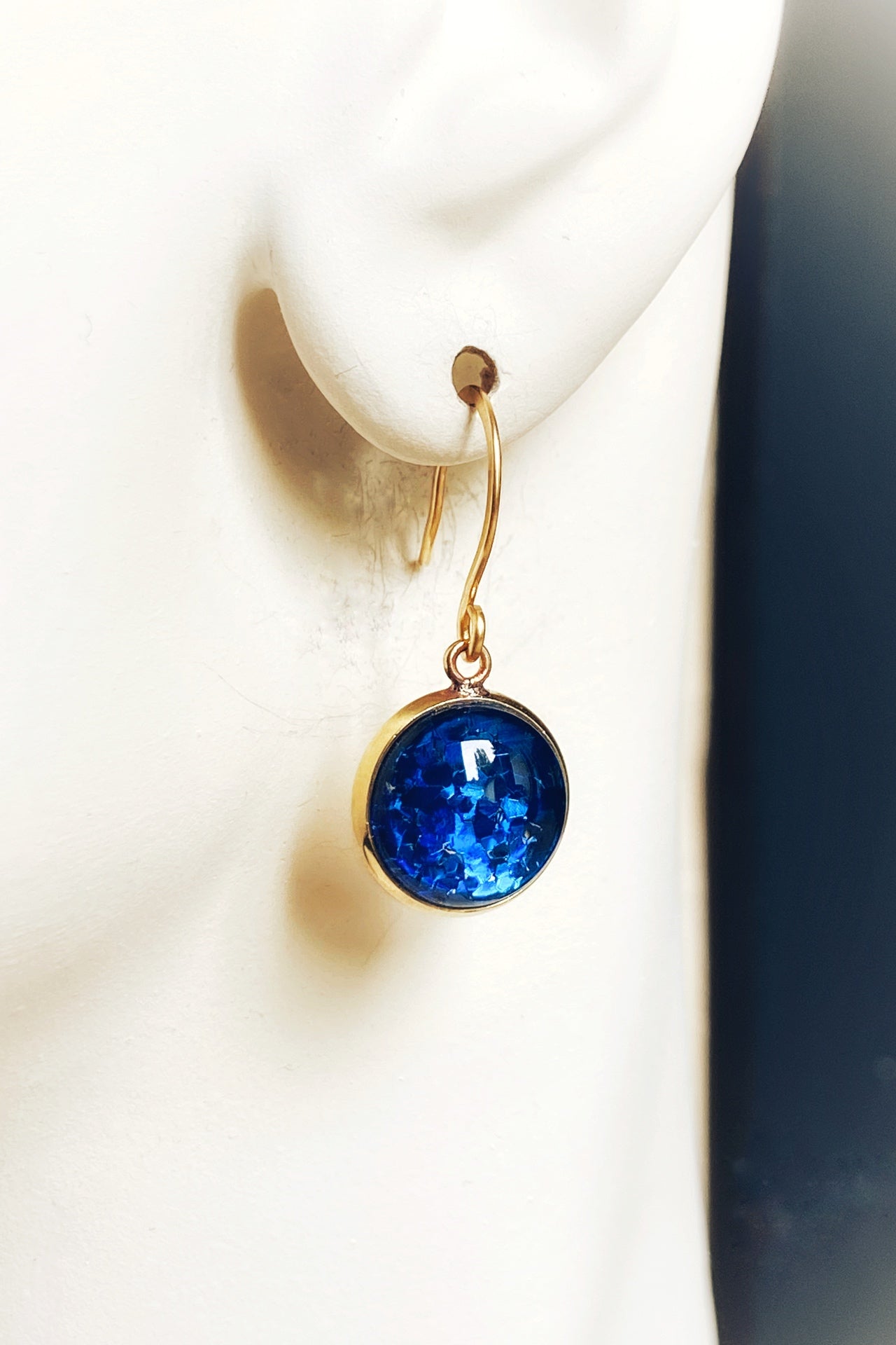 The Blue Drop earrings (gold or silver) - Glitter4Good