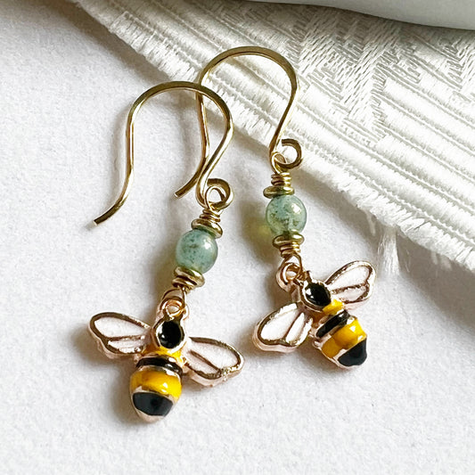 HoneyBead - Bee Happy Earrings