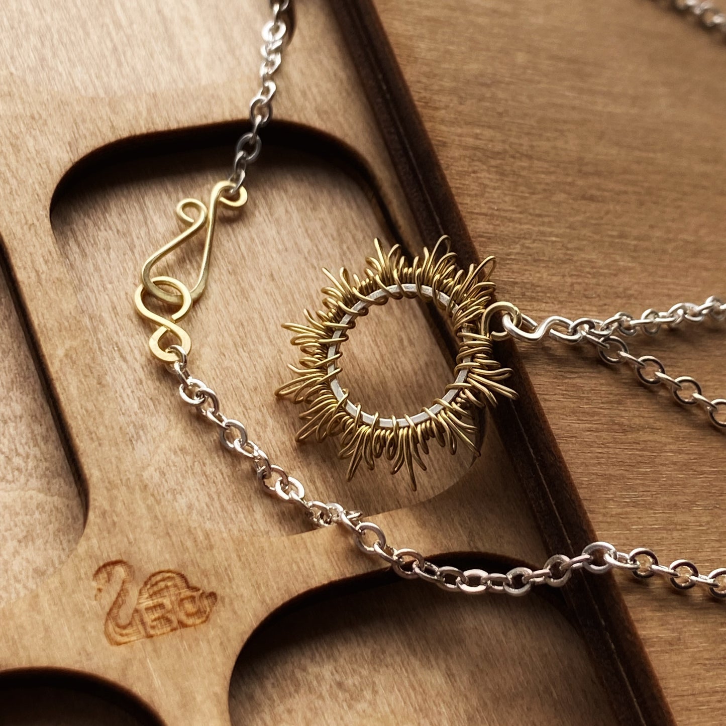 Sola Necklace.  The Celestial Collection.