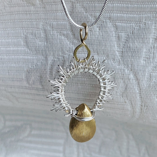Sun Drop Necklace.  The Celestial Collection.