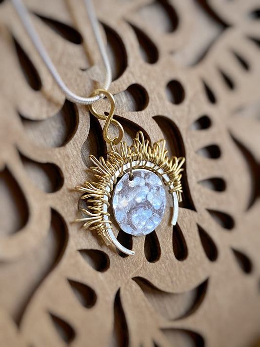 Moonrise Necklace.  The Celestial Collection.