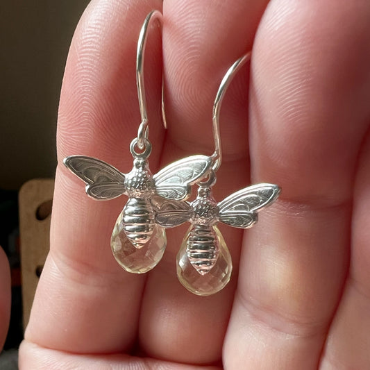 HoneyBead - Polinating the Lemon Tree Earrings