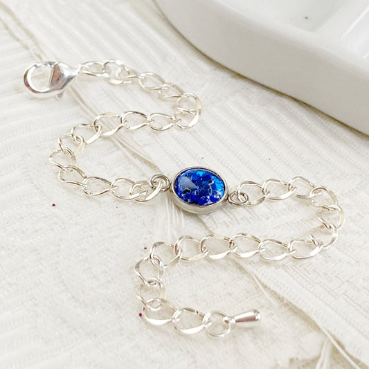 The Blue Bauble Bracelet (select your length) - Glitter4Good
