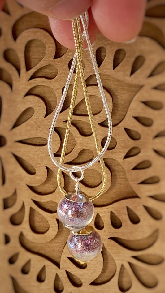 The Unicorn Glitter Globe Pendant necklace - Glitter4Good